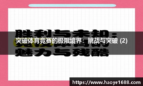 突破体育竞赛的极限境界:挑战与突破 (2)